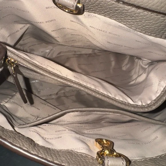 Michael Kor Pebbled Leather Backpack